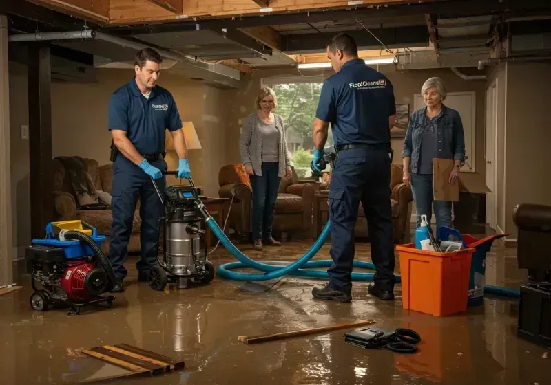 Basement Water Extraction and Removal Techniques process in Villas, FL