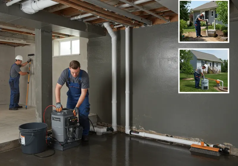 Basement Waterproofing and Flood Prevention process in Villas, FL